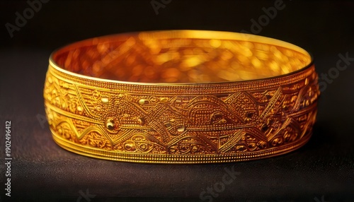 Wallpaper Mural Exquisite Gold Arm Ring - A Glimpse into Ancient Craftsmanship and History. Torontodigital.ca