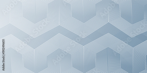 Digital abstract background hexagon lines on gray background. Futuristic digital network stripe line art design for poster, brochure, cover, website, banner. modern vector eps10