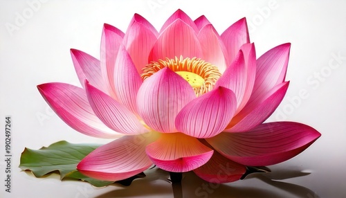 Wallpaper Mural Exquisite Pink Lotus Blossom Unveiling Its Beauty in Full Bloom. Torontodigital.ca