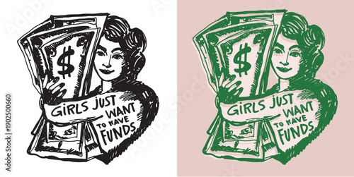 Ttrendy hand drawn doodle lettering print. Lettering for t-shirt design, mug print, bag print, clothes fashion. 100% hand drawn vector image.
