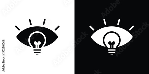 Vision Icon Sheet Black And White