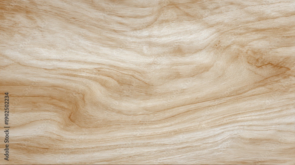 Obraz premium natural plywood texture background, light wooden grain pattern, panoramic wood surface for design use