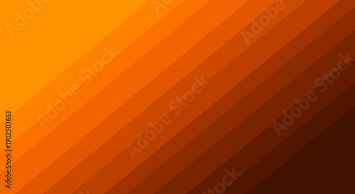 Abstract Orange and Brown Diagonal Stripe Gradient Background with Retro Warm Tones