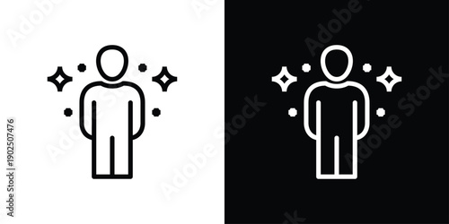 Charisma Icon Sheet Black And White