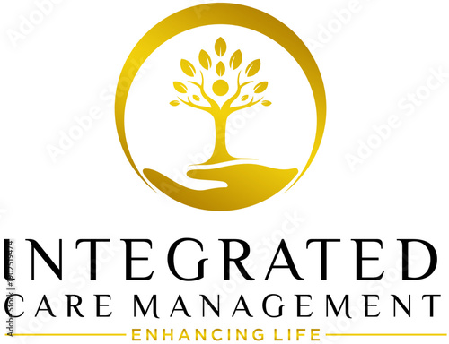 Golden Tree Logo Symbol Integrated Care.