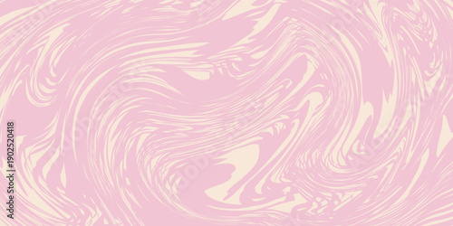 Pink candy pattern background. Abstract vector melted caramel texture. Strawberry cream swirls. Liquid mousse background. Psychedelic trippy raspberry ice cream.