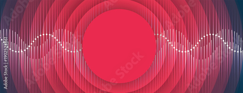 Futuristic science and medical  background, DNA strands, connected neural web