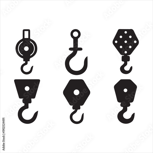 set of icons for web design on white background 