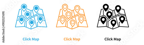 Click map icons