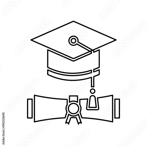 Graduate hat icon