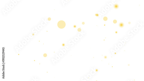 Abstract Gold Particle Sparkle Overlay Animation With Glowing Floating Dots