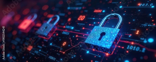 Cybersecurity measures protecting digital assets in a modern environment visualizing data security concepts