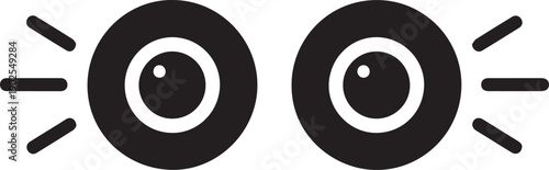 Black icon of a dual speaker with sound waves Dual speaker icons with sound waves, outlined and solid styles, ideal for audio settings, media controls, sound design, and user interface elements.