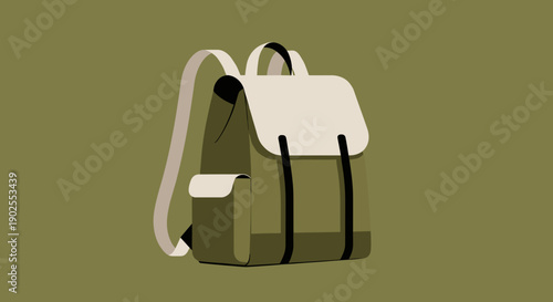 Stylish Green Backpack for Everyday Adventures.