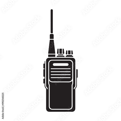 Walkie-talkie icon, portable communication device