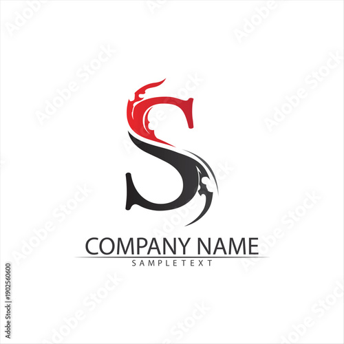 Business corporate S letter logo