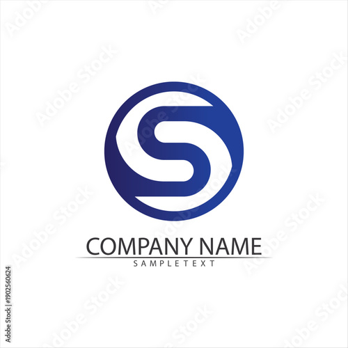 Business corporate S letter logo