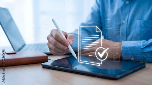 Electronic Signature and Digital Document Management Technology for Paperless Business Workflow