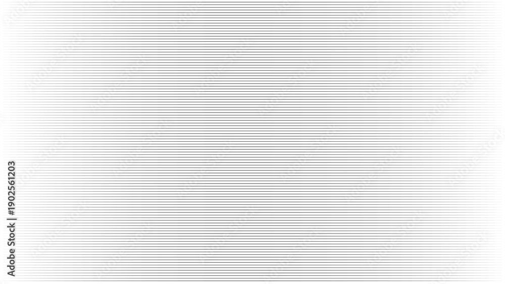 Fototapeta premium Horizontal scanlines glitch effect overlay, VHS screen lines, TV static interference pattern. Retro CRT monitor noise texture isolated on white. Motion blur speed stripes for video transition effects.