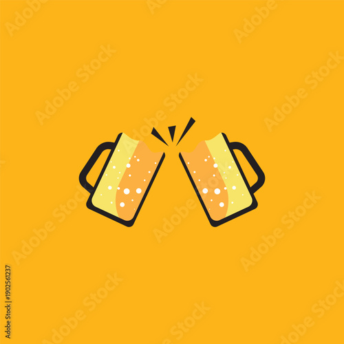 Beer craft vector illustration design image