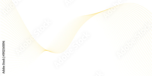 Luxury Gold Wave Abstract Background with Elegant Flowing Yellow Lines for Premium Branding