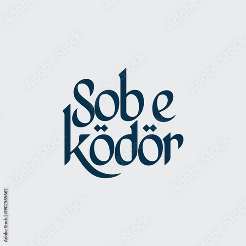 Sob e Kodor Typography