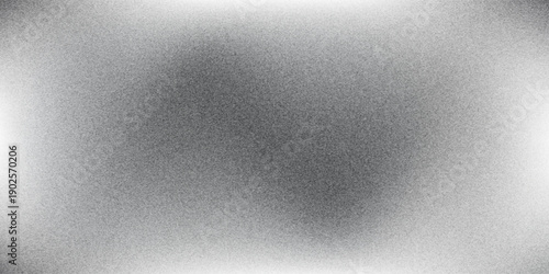 Grey gradient grain texture background gray black white monochrome smooth grainy backdrop design copy space