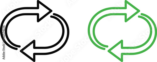 Refresh Sync Circular Arrows Icon