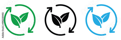 Biodiversity icon representing ecosystem balance. sustainable, eco friendly icon. vector illustration on transparent background.