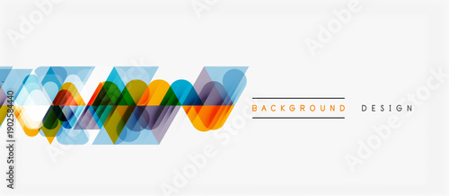 Abstract colorful waves, modern design element. Bright shapes overlap, creating dynamic visual texture. Clean background enhances composition.