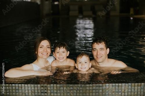 Family enjoys time together...