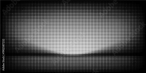 Monochrome halftone background with a gradient of dots creating a modern and minimalist design element EPS vector