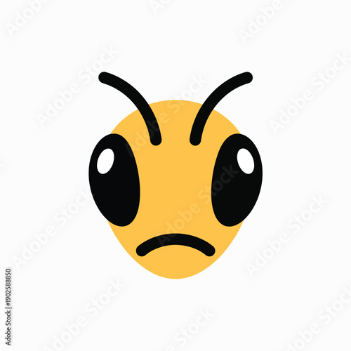 Sad Yellow Emoji Face