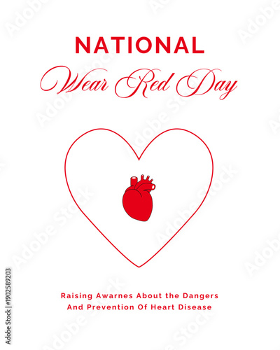 Wallpaper Mural National Wear Red Day  Torontodigital.ca