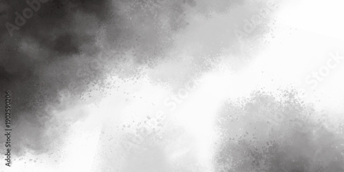 Abstract ash cloud and smoke texture in dark background. Gray color powder explosion cloud isolated on black background. dust smoke . Gray dust particles explosion background. 