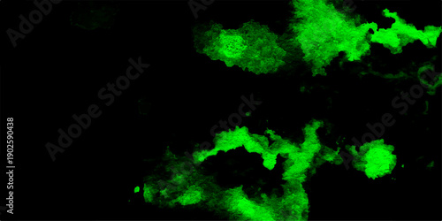 Soft smoky mist texture with gradient lighting and artistic digital particle dispersion effect. abstract vintage scratched black ink texture and background. Dark green grunge textured concrete 