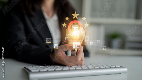 Vászonkép Local business ranking concept highlights brand visibility, location optimization, and customer engagement, helping companies attract nearby clients and improve reputation