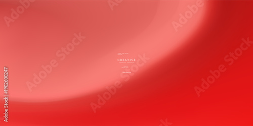 Red Gradient Background. Grainy Noise Texture. Design for Template, Social Media, Trendy, Vintage, Brochure, Banner