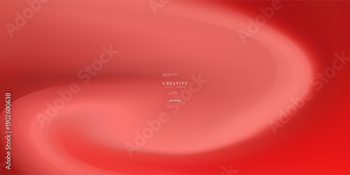 Red Gradient Background. Grainy Noise Texture. Design for Template, Social Media, Trendy, Vintage, Brochure, Banner