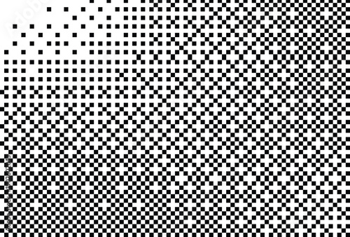 Cool toned pixelated dither effect in abstract modern background, digital art with a tech feel