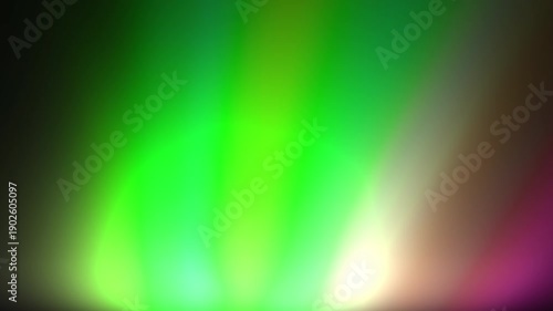 Wallpaper Mural Glowing Ray of Light Green Yellow Animation on Black Background Torontodigital.ca