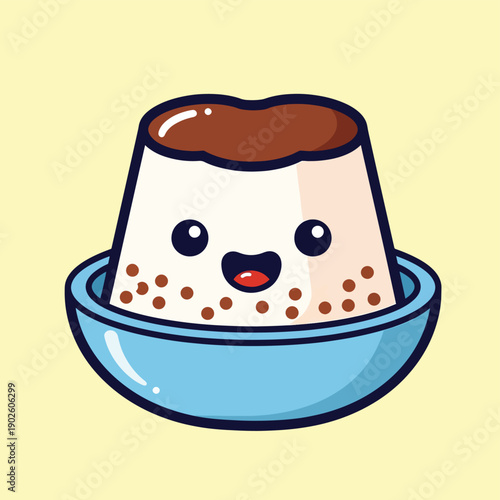 Cute Panna Cotta Dessert