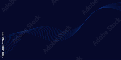 Premium background design with diagonal dark blue line pattern. abstract dark blue background. wavy lines background.