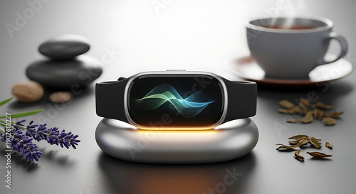 Modern Wearable Device with Coffee and Aromatherapy Setting