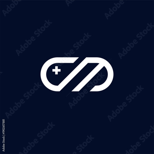 CM Medical logo design