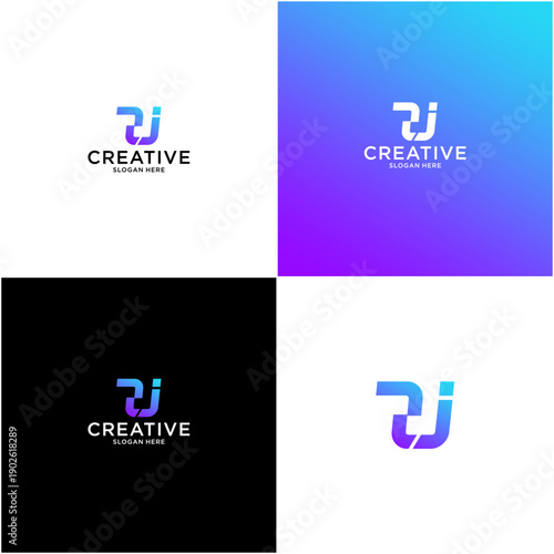 Logo rj powerful colour