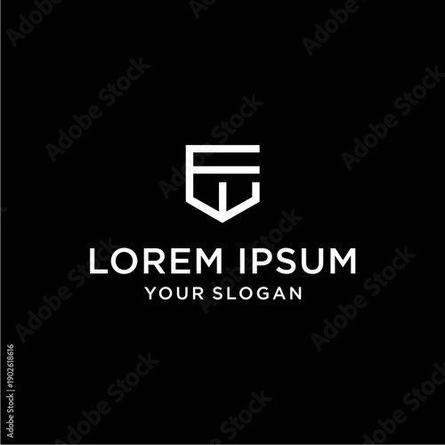 Modern Minimalist Logo Design Template.