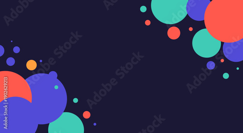 A vibrant abstract composition evokes creativity and modernity, perfect for design projects and presentations.