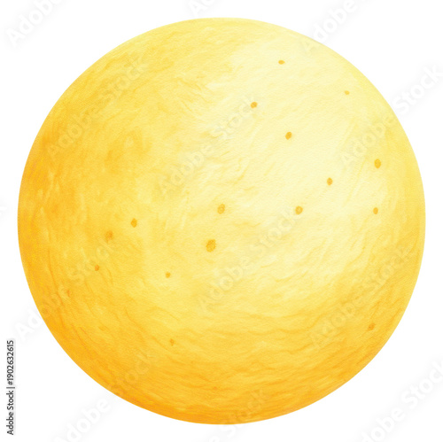 PNG Moon yellow food