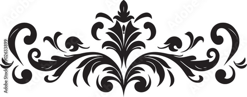 Elegant vintage classic flourish frame